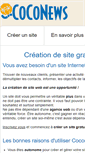 Mobile Screenshot of creer-un-site.coconews.com