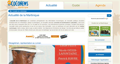 Desktop Screenshot of martinique.coconews.com